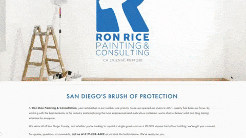 Ron Rice Painting